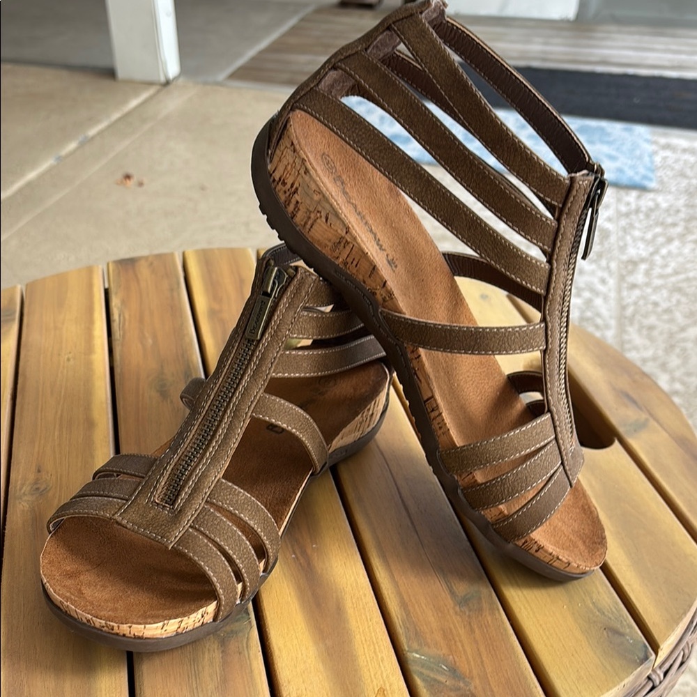 Brown Strappy Sandals